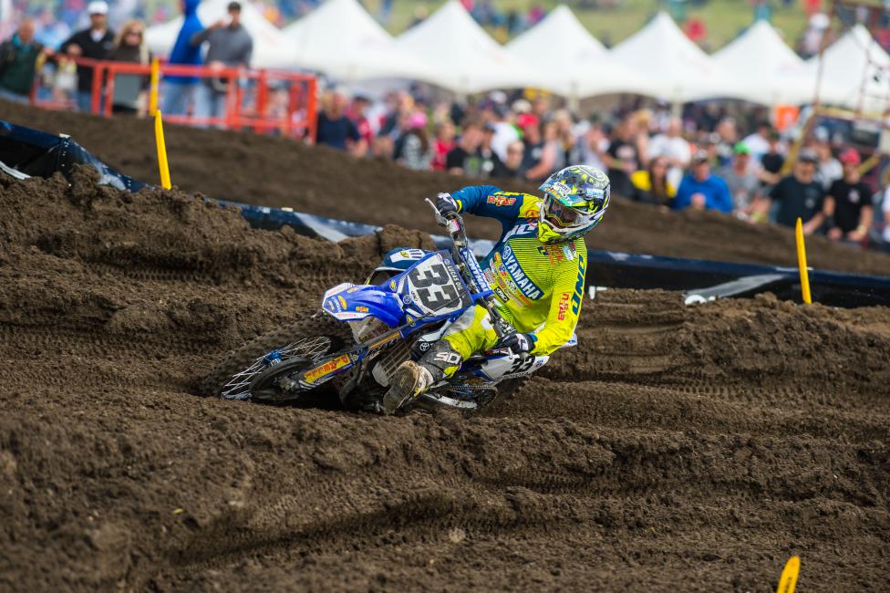 Josh Grant battled strep throat all last week, but managed a consistent 5-6 day Saturday. 