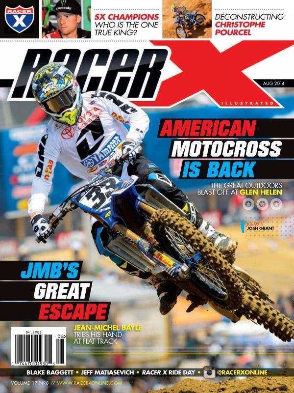 The August 2014 Issue - Racer X Illustrated Motocross Magazine