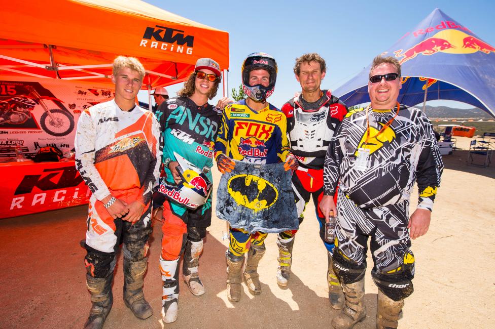 You think it'd be a thrill to say you were in a race with Dunge?