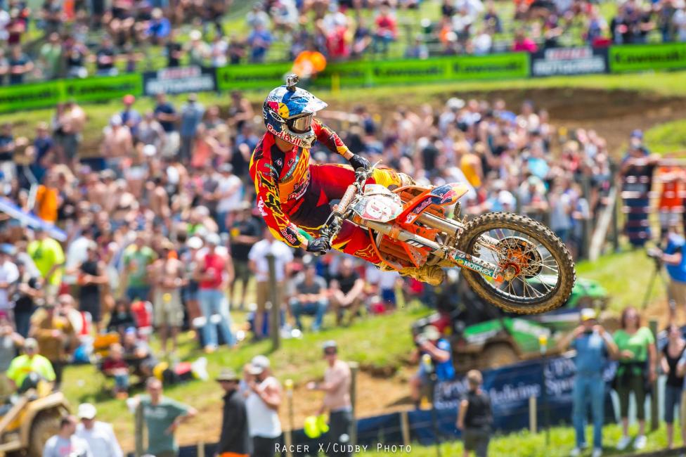 Ken Roczen still holds the points lead in 450MX.  