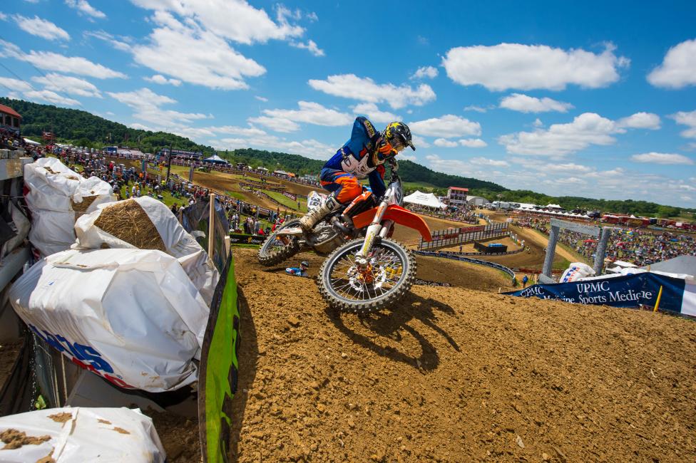 From here on out, the GNCC and Pro Motocross schedules line up just perfectly to where Ryan could race all of them without any conflicts...