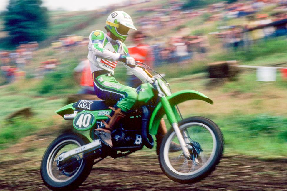 David is known as a Honda man, but he broke through on Kawasakis. 