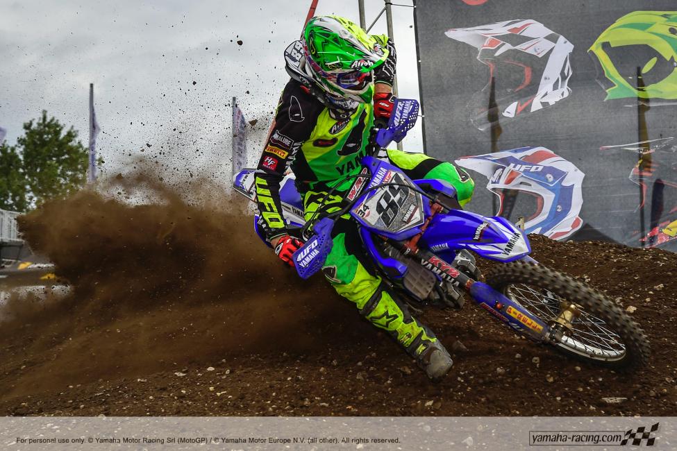 Van Horebeek is currently third in MXGP points. 