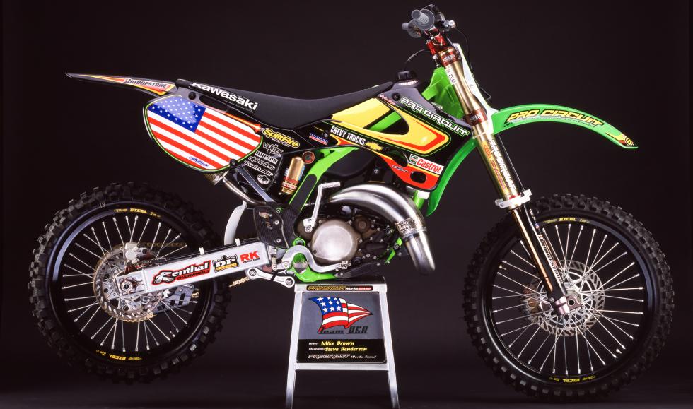 Mike Brown never got to race the Motocross des Nations, as Team USA opted out of the '01 event following the September 11th attacks. The PR came out on September 14th, but we couldn't find it in full. A news blurb from our website that day then summed it up with, 