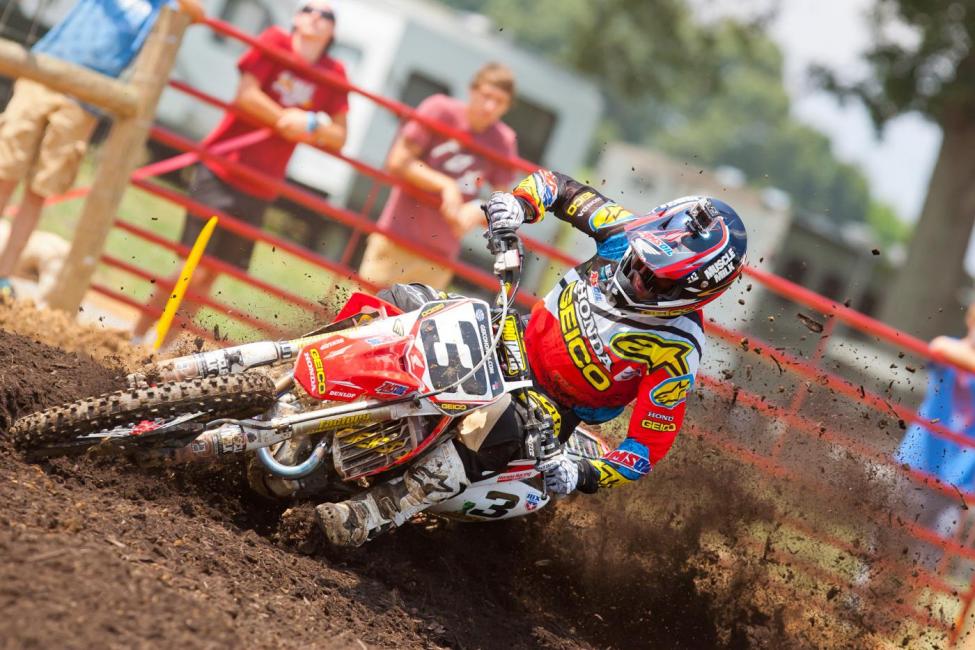 The 2013 250MX Champion, Eli Tomac, will make his 450MX debut this weekend. 