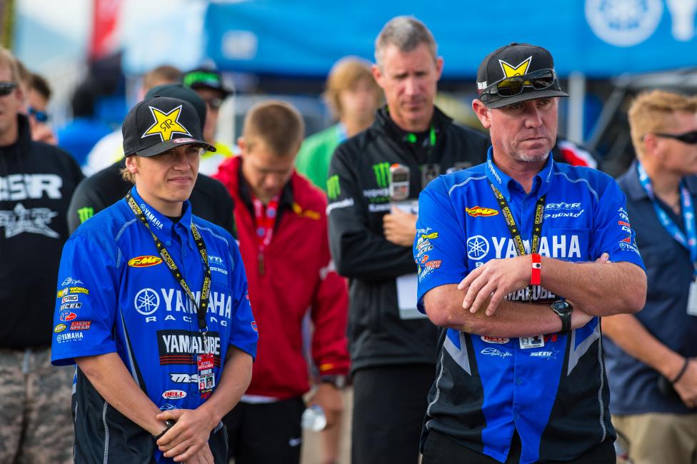 Lamson (right) has won two 125 National Championships, and can use that experience to guide the likes of Jeremy Martin.