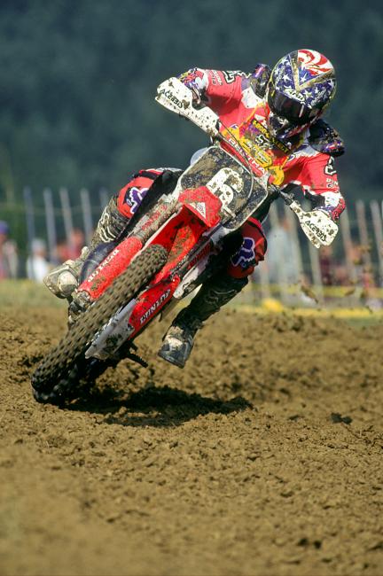 Lamson holds a special place in history by winning a moto overall on 125 at the Motocross des Nations.