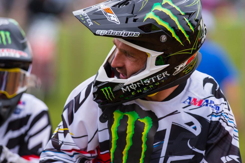 Brett Metcalfe had to deal with a back injury at Muddy Creek.  