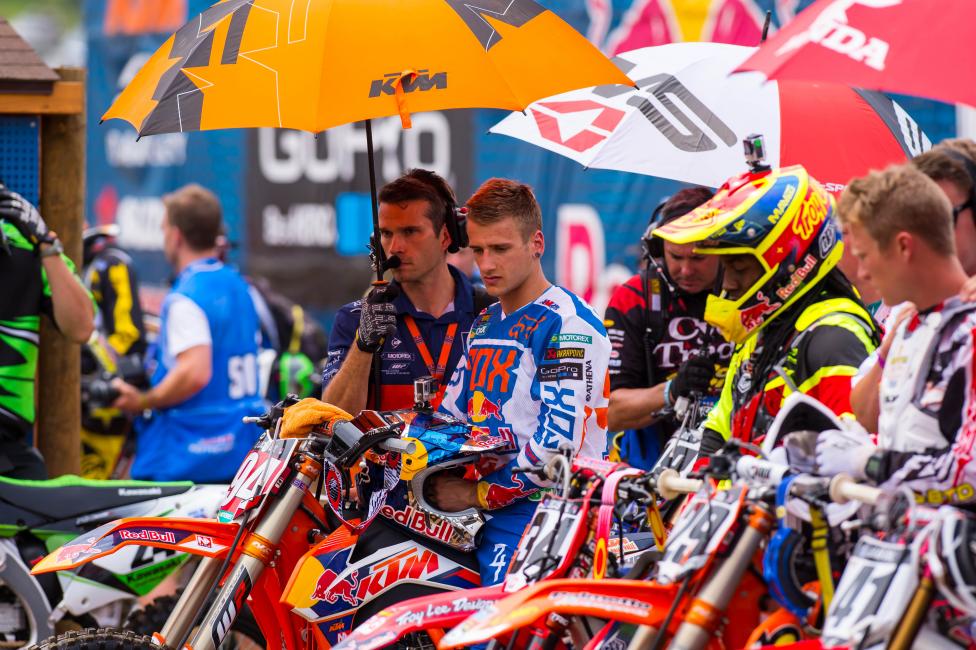 Ken Roczen (above) and Ryan Dungey left little to be imagined at Muddy Creek.  