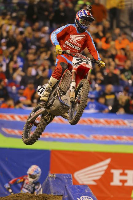 Cole Seely should have been high on our list yesterday for his excellent rides as a 450 fill-in for Team Honda Muscle Milk.