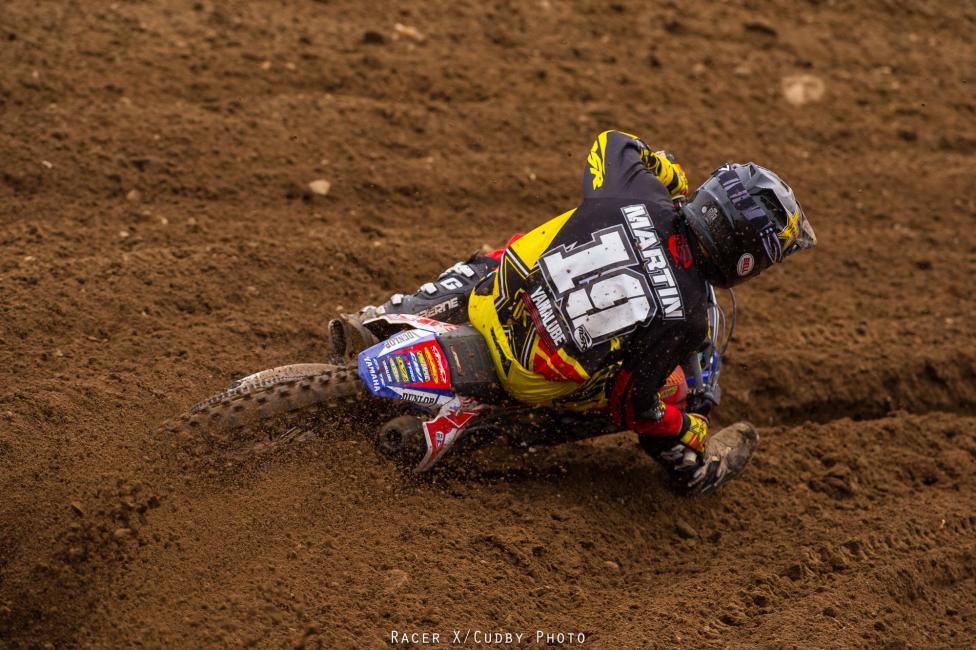 Jeremy Martin won the 250 overall at RedBud with 1-2 finishes.