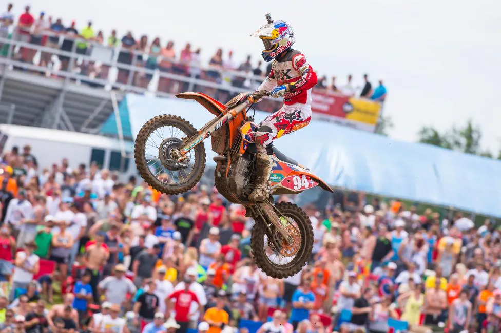 Ken Roczen won the overall at RedBud.  