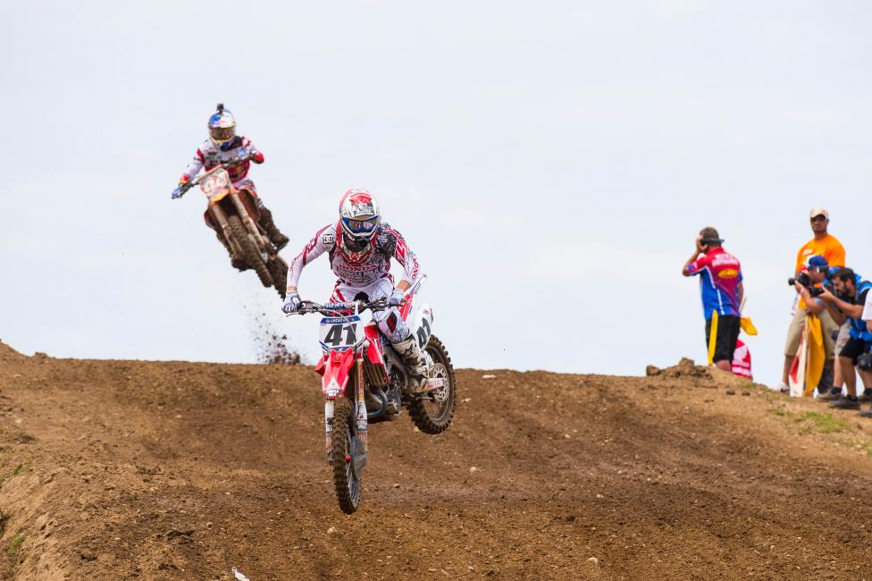 Although Canard lead for 12 minutes in Moto2 at RedBud, he still wants more.  