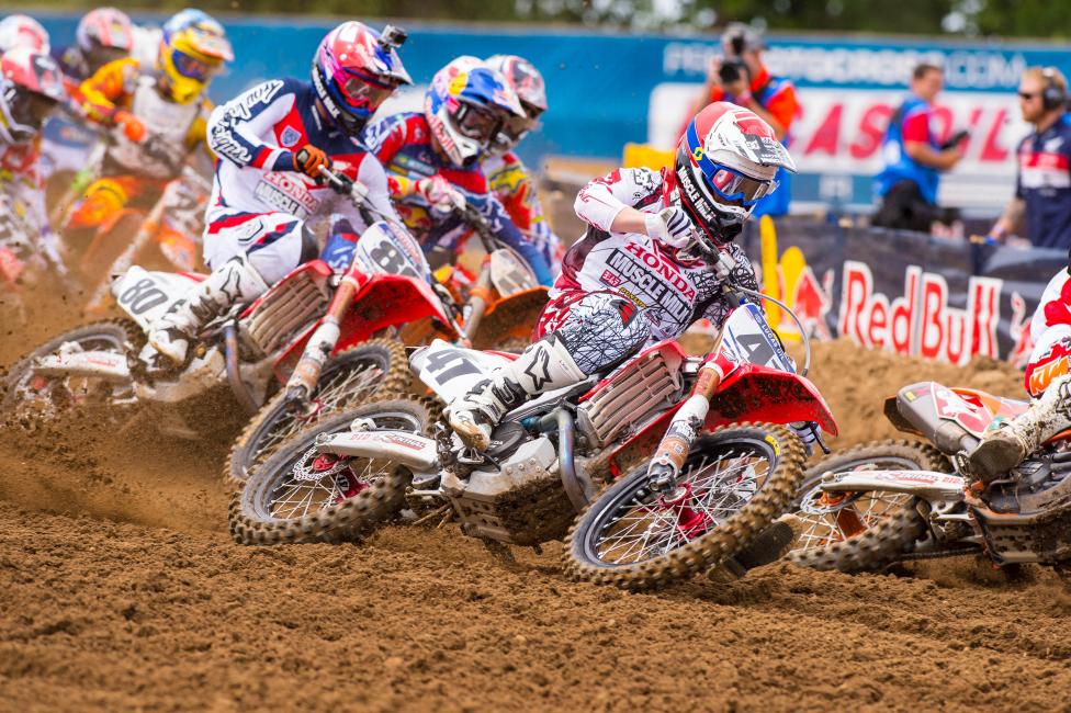 Canard fought to the front at RedBud.  