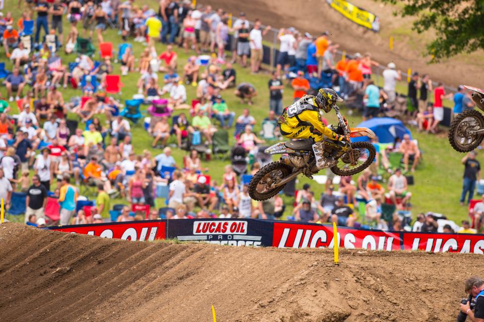 Joey Savatgy also returned to the front of the pack this weekend. 