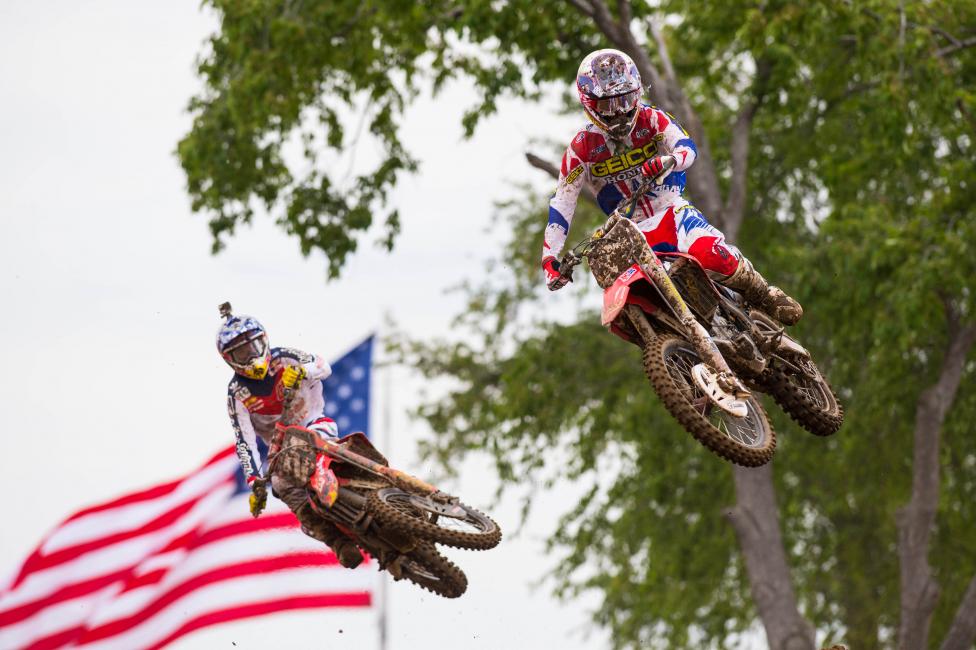 Matt Bisceglia jumped out front for the first time in his career at RedBud. 