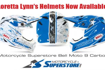 MotorcycleSuperstore Bell Helmet Program for Loretta Lynns