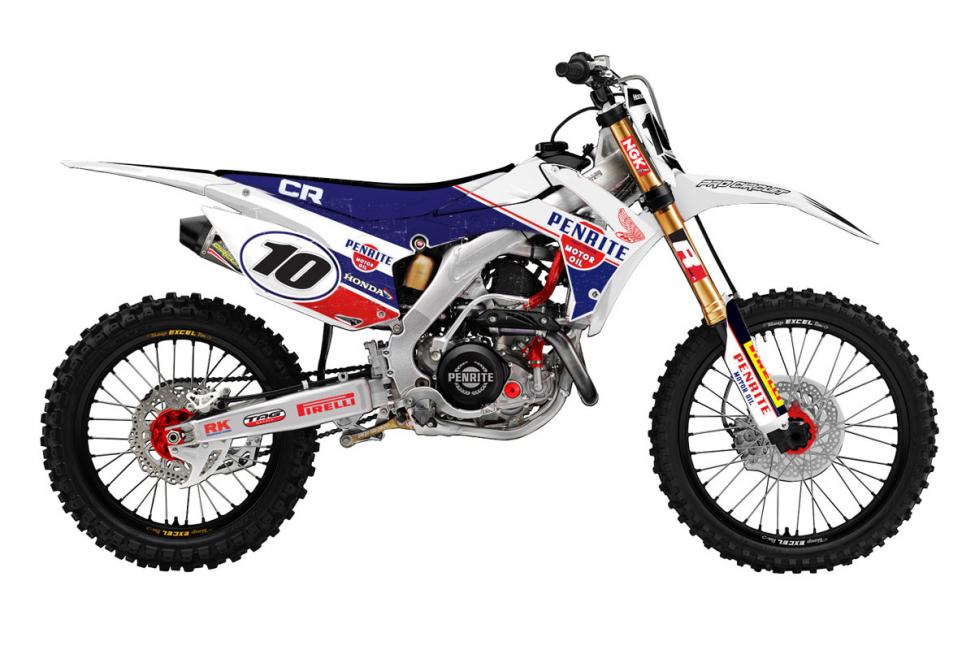 Check out this artist's rendering of the sweet Honda CRF450R Townley will be riding in at least one round of the Australian Nationals.