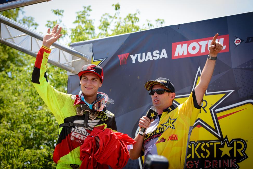 Colton Facciotti captured the MX1 overall in Canada. 