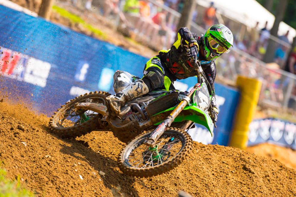 Blake Baggett won the overall over points leader Jeremy Martin, but only picked up one point. 