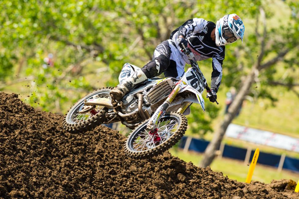 Clason has scored points in six motos this season. 