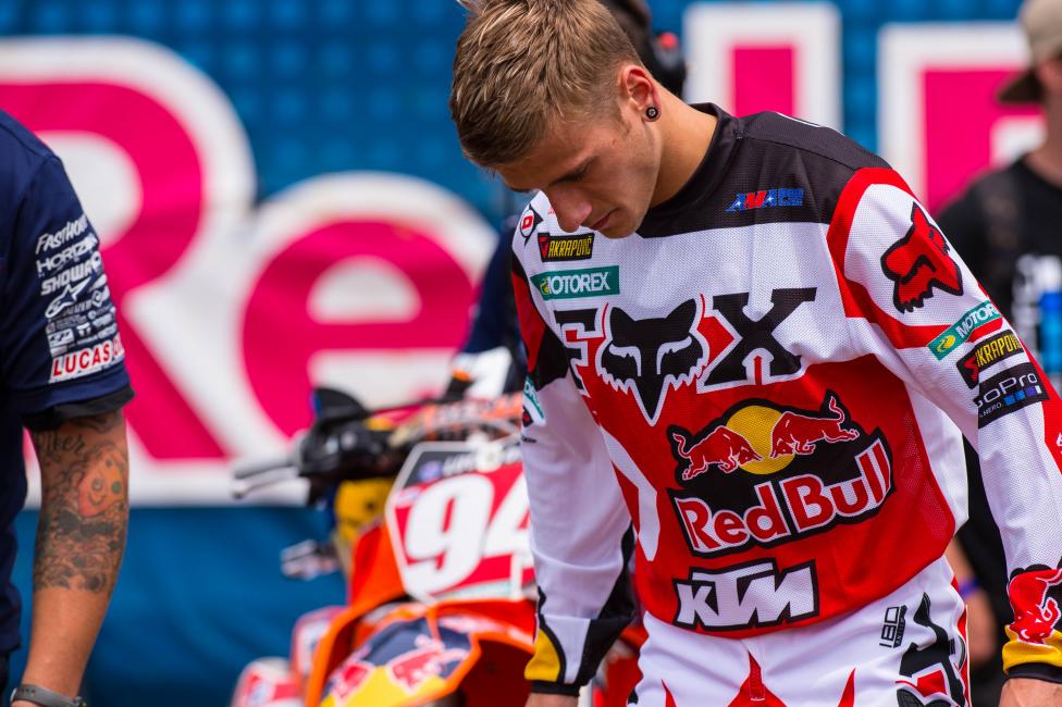 Kenny was super pumped after RedBud, but that was obvious since he won. The impressive part was that he seemed just as happy after a second at Budds Creek. 