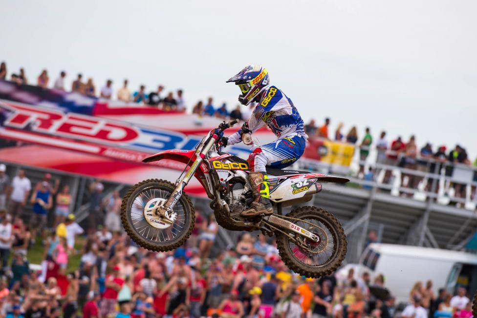 Justin Bogle led laps at RedBud and isn't afraid to fight for his position. He could win as soon as this weekend.