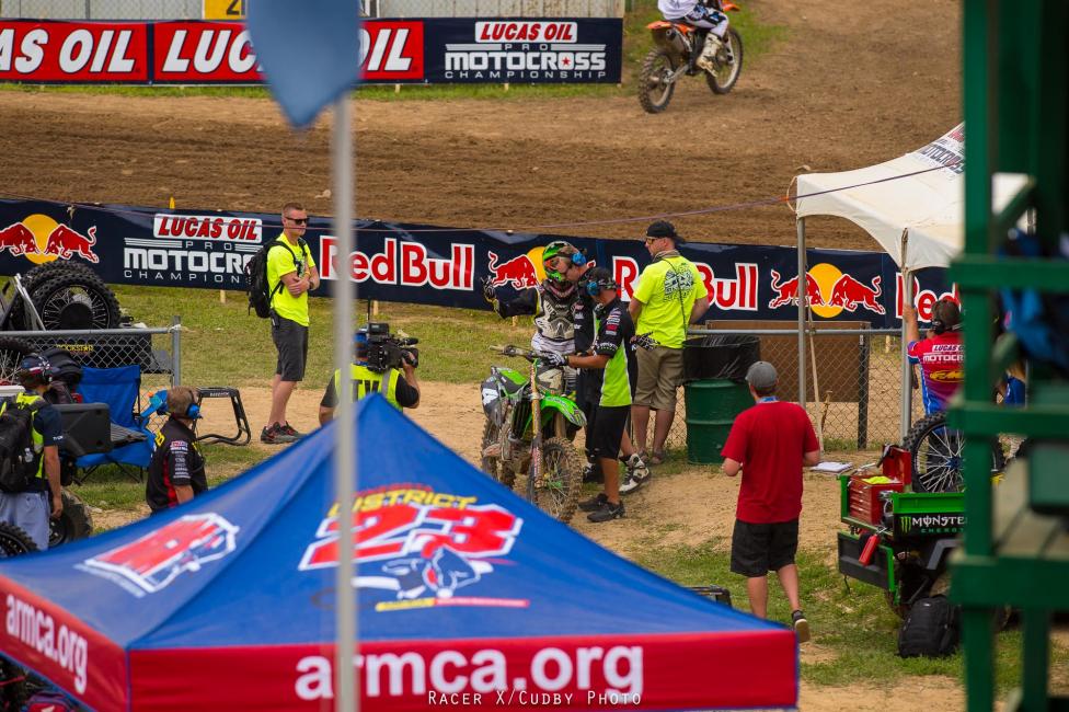 Then things got worse when his engine let go. 