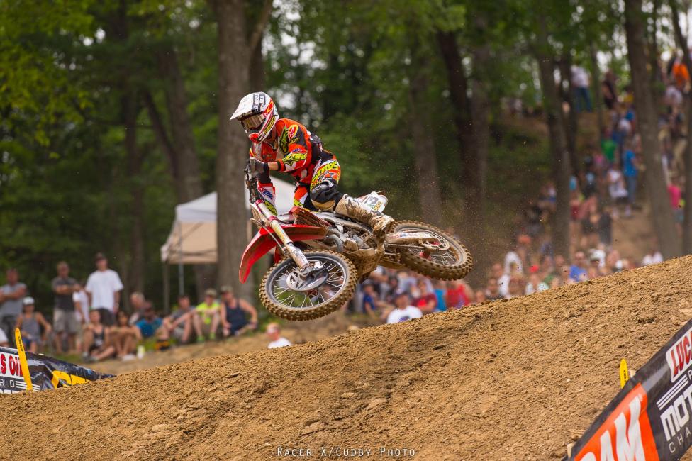 This guy was on fire. 