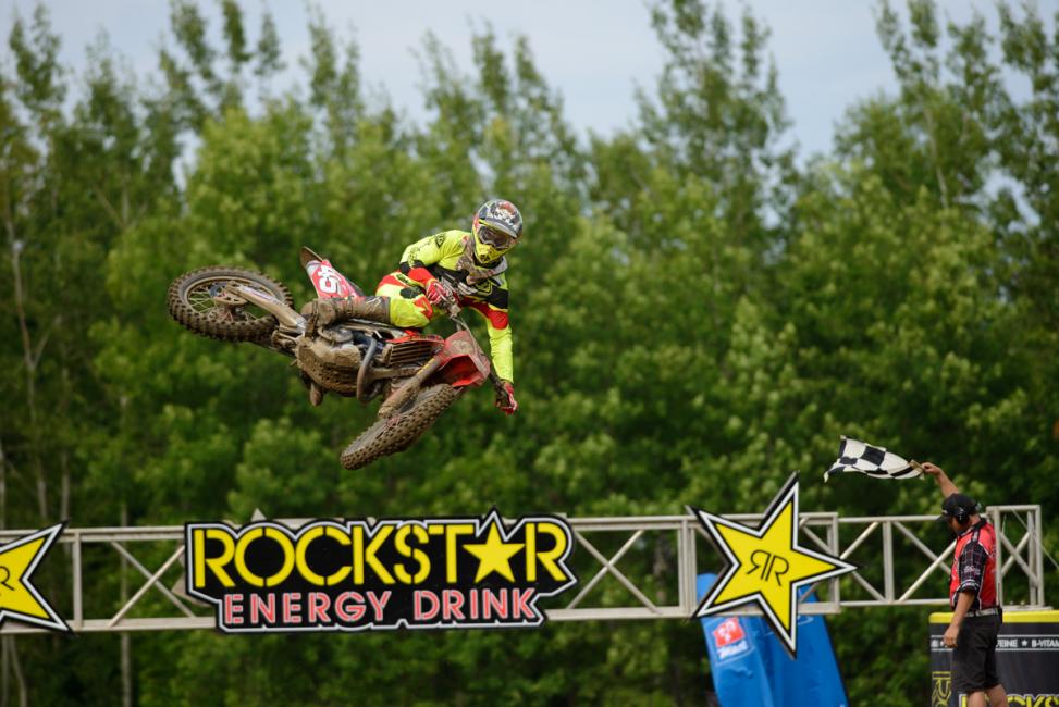 Colton Facciotti won the MX1 overall this weekend. 
