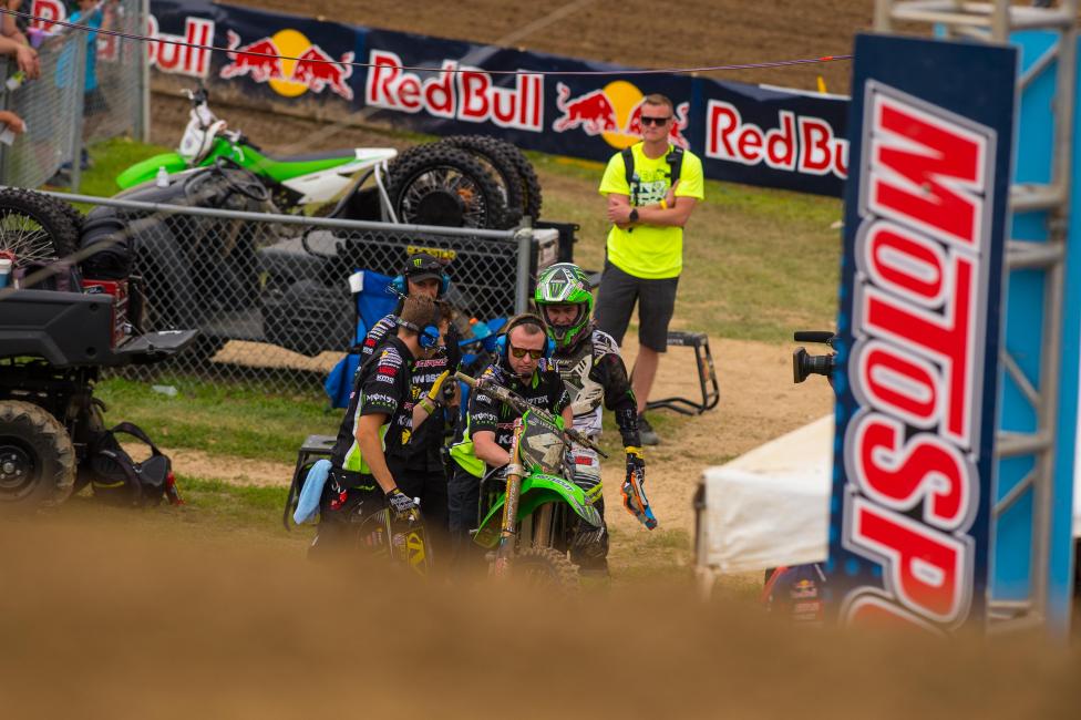 Blake Baggett's title chances are slim following a DNF at Millville.  