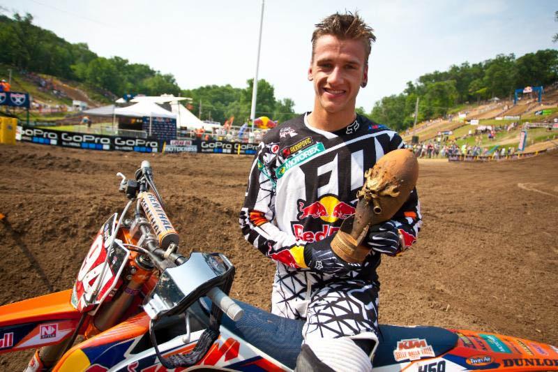 Ken Roczen laid down the fastest lap of the 450 Class to claim his fourth Oakley Bomb Award of the season. 