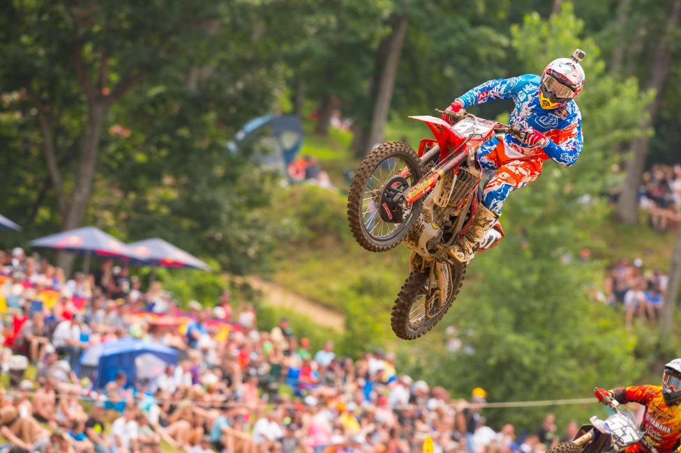 Shane McElrath was back in action for TLD Honda.  