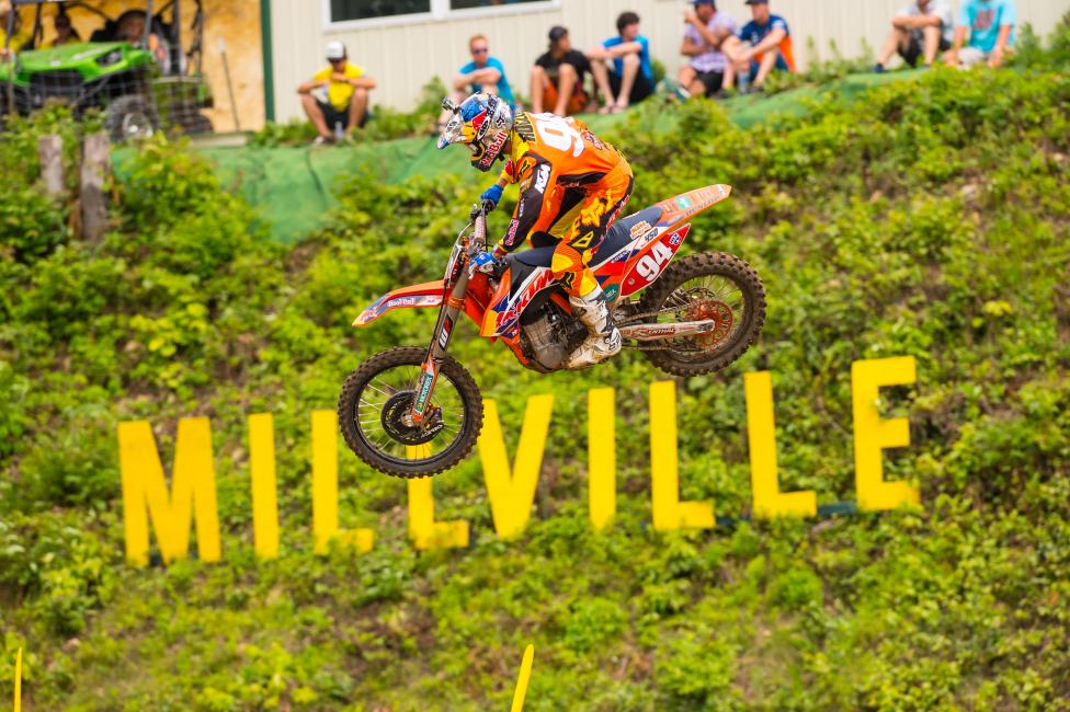 Ken Roczen still holds a tight grip on the points lead.  