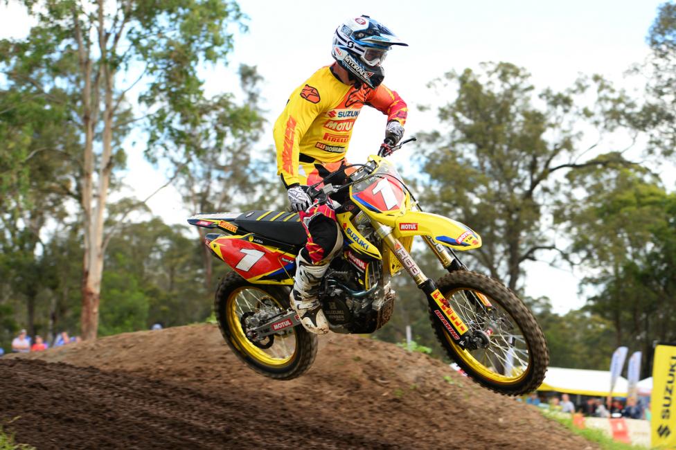 Matt Moss leads the MX1 Class in Australia. 