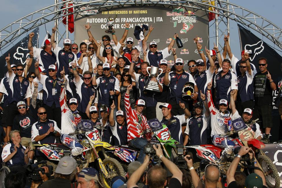 Tedesco was part of three Team USA victories at the Motocross of Nations.  