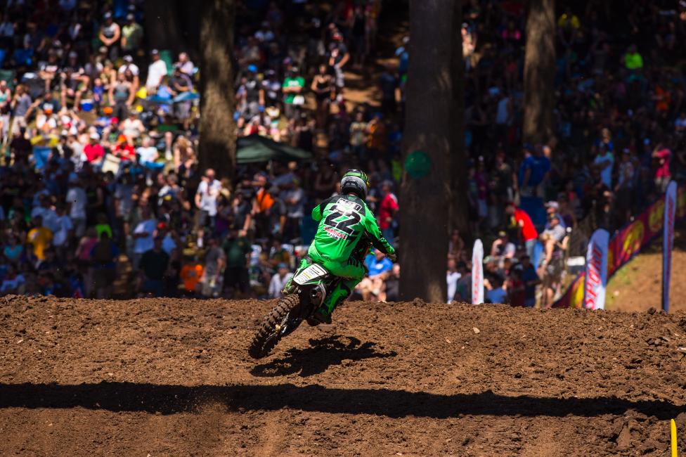 Chad Reed had to retire early from Washougal due to back pain.  