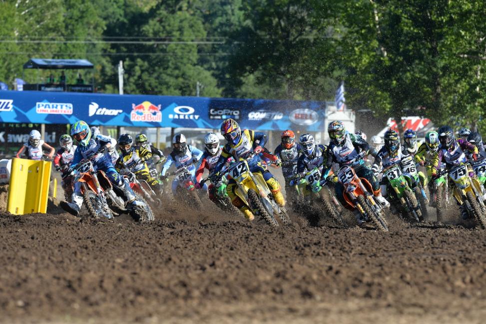 Twenty motos blasted off today.