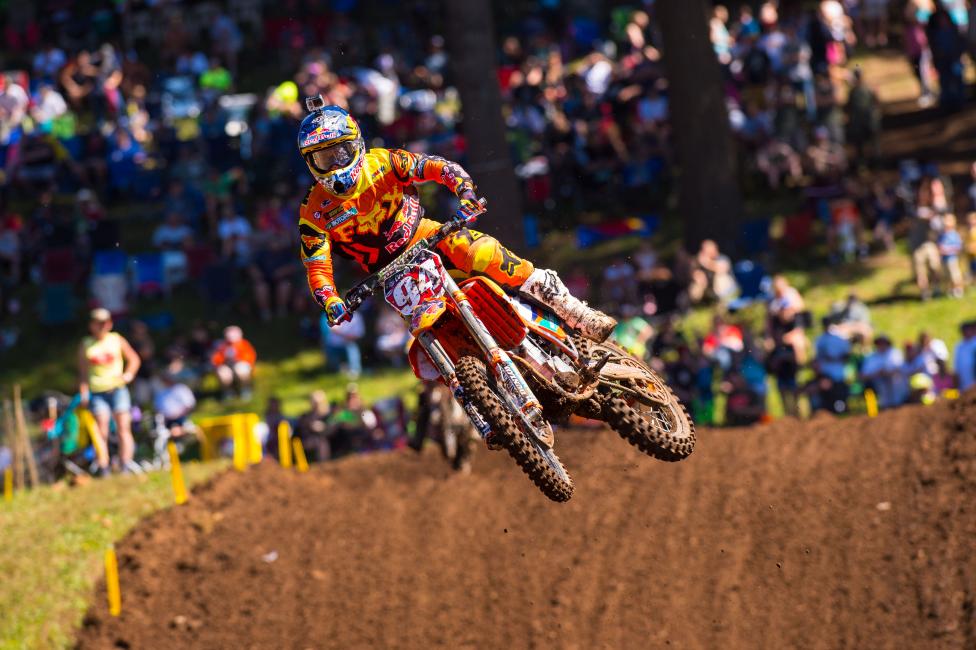 Roczen's clear lead from earlier in the season is just a fraction of what it once was. 