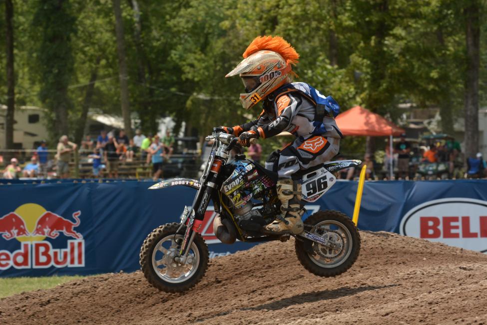 Kace Evans rocked the bro hawk all the way to the 51 (6-8) win.