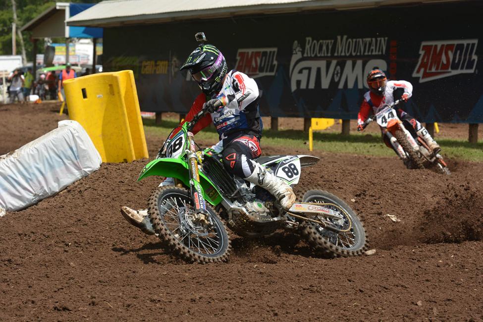 Chris Alldredge (88) rocked 450 A. Daniel Baker (44) gave chase, and has had a solid week so far.