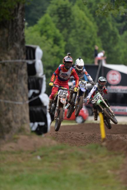 The Super Mini classes will come down to the final moto. 