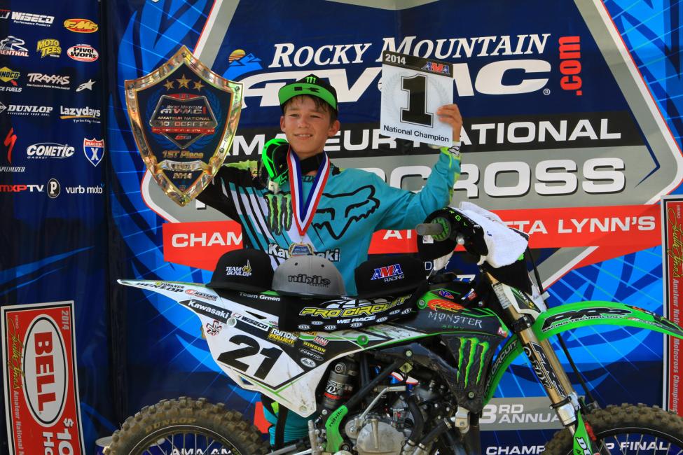 Austin Forkner won Super Mini 2.  