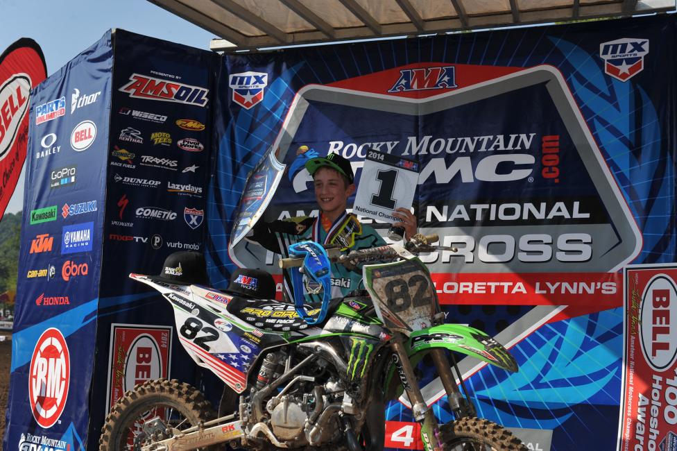 Garrett Marchbanks sweep the Mini Sr. 1 (12-13) class. 