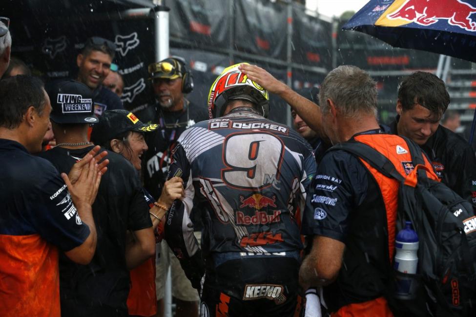 Ken De Dycker was back in form at his final GP of the season. He will miss the final rounds to undergo wrist surgery.  