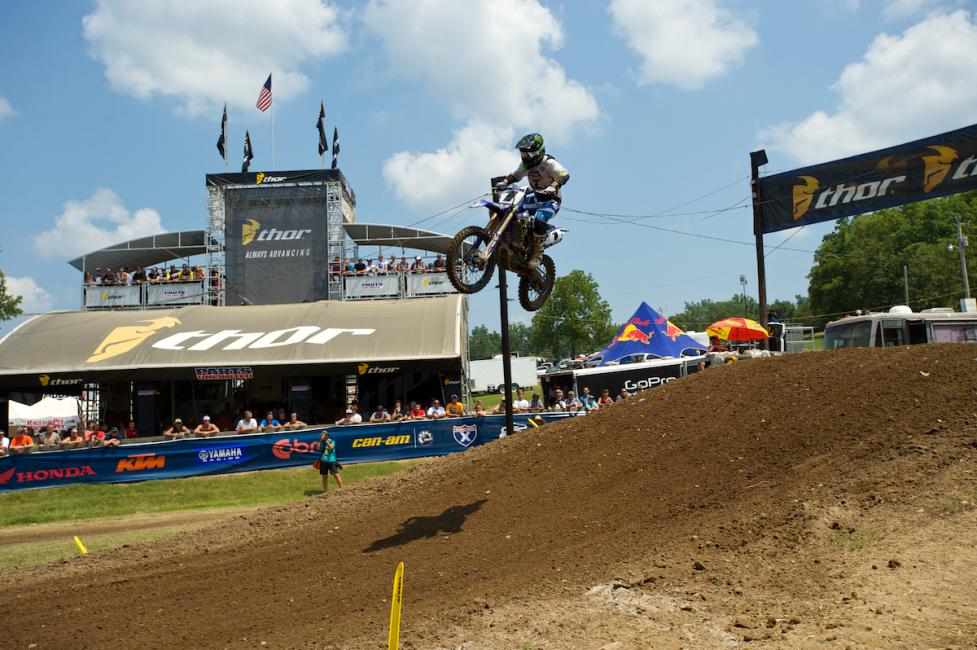 Luke Renzland captured his second straight 450 A title at Loretta's. 