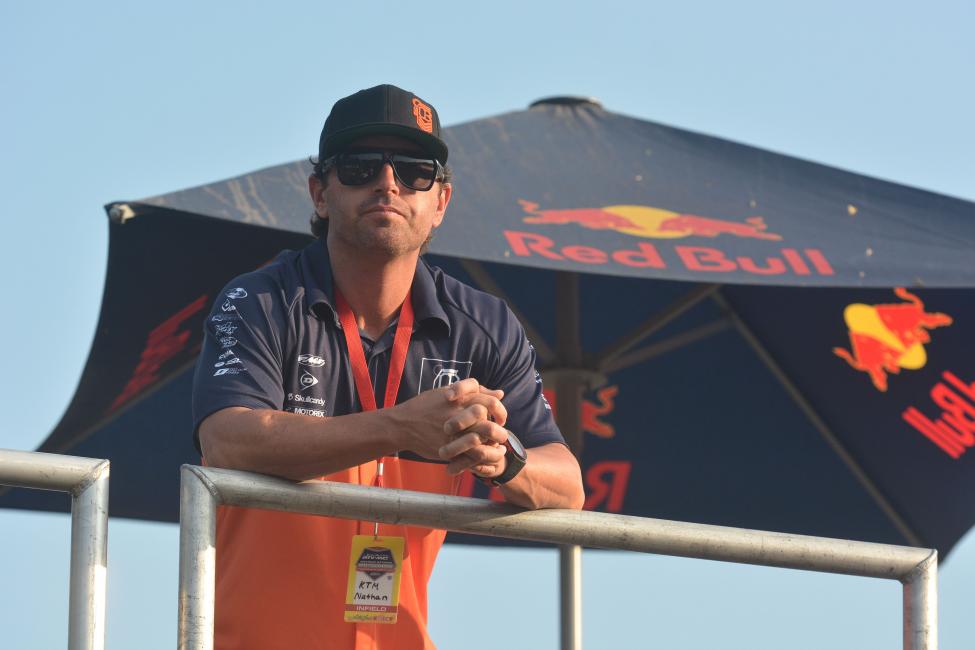 Former KTM factory rider Nate Ramsey is now on board as a riding coach for KTM's amateur riders.