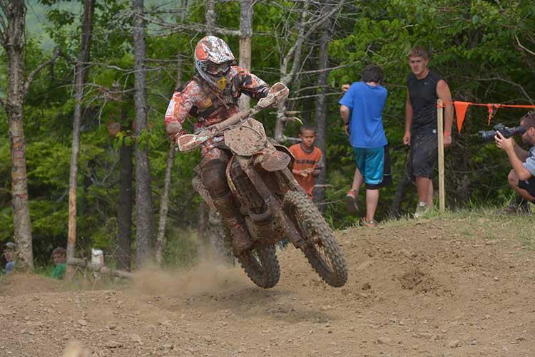 Kailub Russell leads in GNCC points.