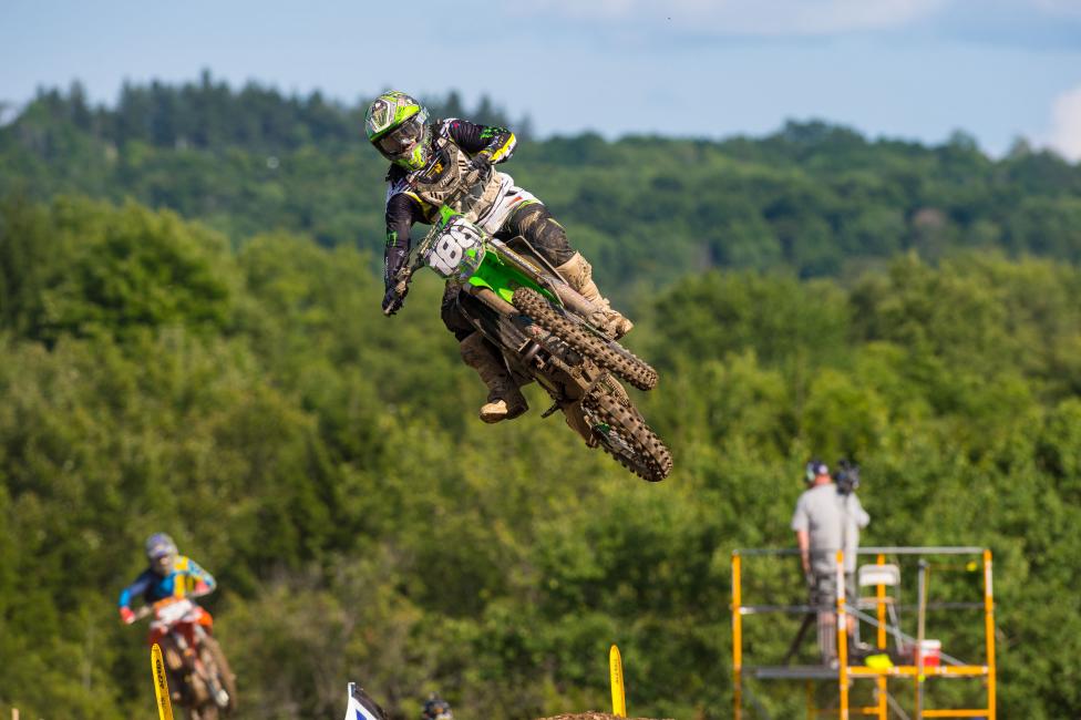 Alldredge finished eighth overall in his pro debut at Unadilla.  