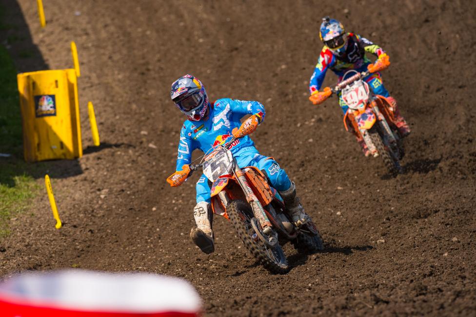 While Tomac is making a difference, the title will come down to the wire between Ryan Dungey (5) and Ken Roczen. 
